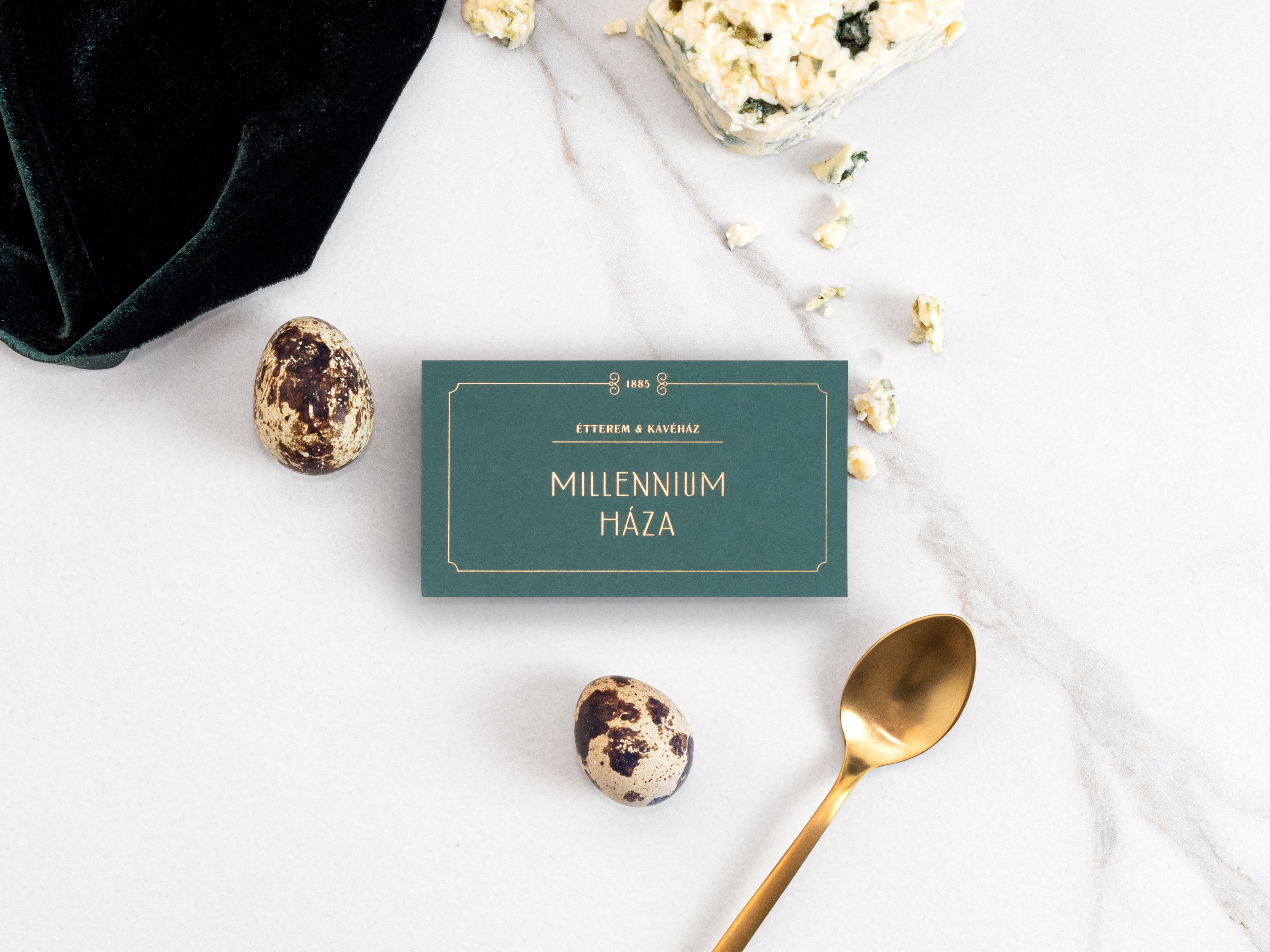 A brand identity that captures the refined charm and timeless sophistication of Budapest’s turn-of-the-century café culture.